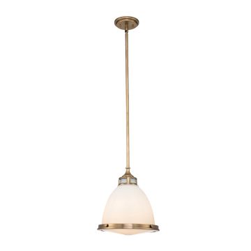 1 Light Medium Pendant - Dark Aged Brass
