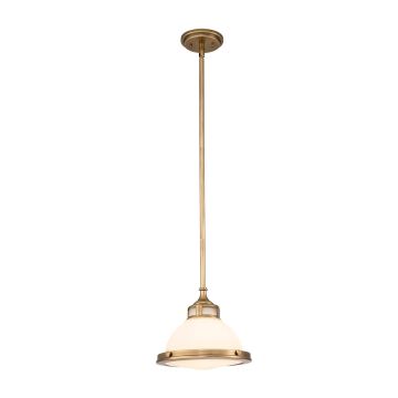 1 Light Mini Pendant - Dark Aged Brass