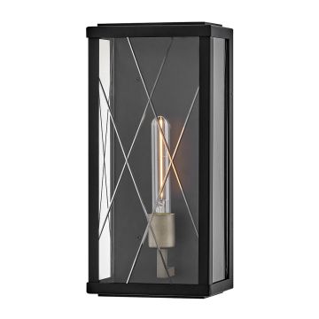 1 lt Medium Flush Wall - Black