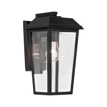 1 lt Small Wall Lantern - Black