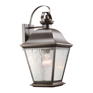 1 lt Large Wall Lantern - Old Bronze