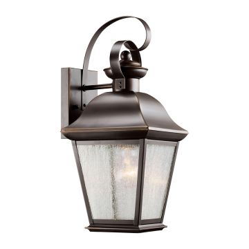 1 lt Medium Wall Lantern - Old Bronze