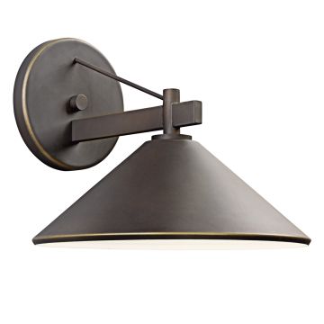 1 lt Medium Wall Lantern - Old Bronze