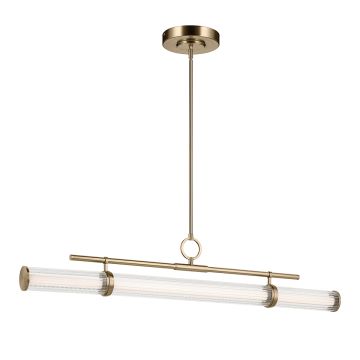 LED Linear Pendant - Champagne Bronze