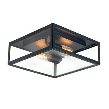 2 Light Flush - Black