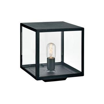 1 Light Pedestal - Black