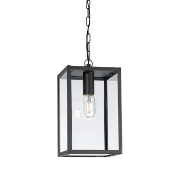 1 Light Chain Lantern - Black