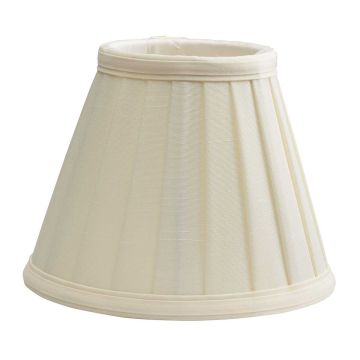 Pleated Ivory Candle Clip Shade - Ivory