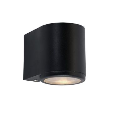 1 Light Down Wall Light - Black
