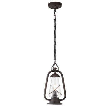 1 Light Chain Lantern - Black / Gold