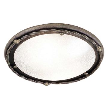 1 Light Flush - Black / Gold