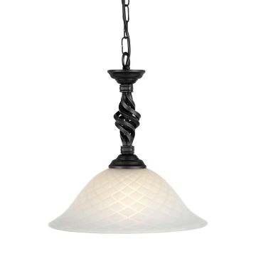 1 Light Pendant - Black