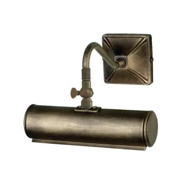 1 Light Small Picture Light - Black / Gold