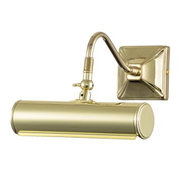1 Light Small Picture Light - Polished Brass