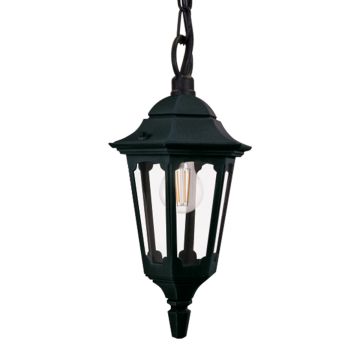 1 Light Chain Lantern - Black