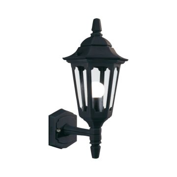 1 Light Chain Lantern - Black