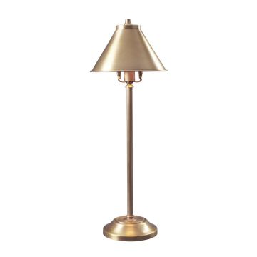 1 Light Stick Lamp - Aged Brass