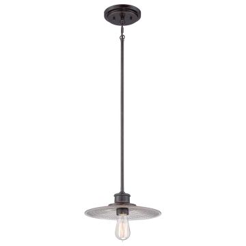 1 Light Mini Pendant - Old Painted Bronze