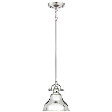 1 Light Mini Pendant - Polished Nickel