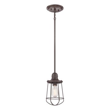 1 Light Mini Pendant - Interior - Dark Brown