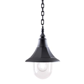 1 Light Chain Lantern - Black