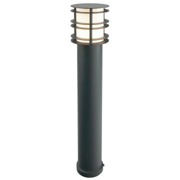 1 Light Large Bollard - Black