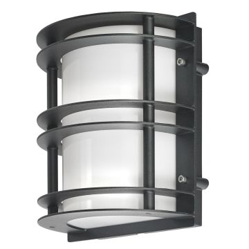 1 Light Flush Light - Black